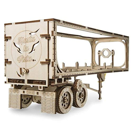 UGEARS Trailer for Heavy Boy Truck VM-03 Self-Assembling 3D Wooden Model