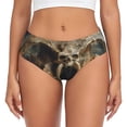 thumbnail image 1 of Balery Ancient Skull Cave Landscape Ropa Interior de Algodón para Mujer con Dibujo – Braguitas Cómodas y Elásticas, Estilo Clásico-Small, 1 of 6