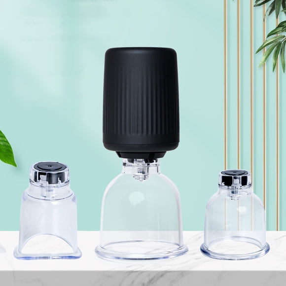 Cupping Set Vacuum Suction Device | Rechargeable Electric Cupping Therapy Kit with 6 Cups | Neck Back Shoulder Massage | Magnetic Needles | Portable | 15ml | USB Charging | 22x22x7.5cm |