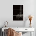 thumbnail image 2 of Elephant Stock Old Acoustic Guitar Wall Art - Vertical Multi Panel Canvas - Living Room Wall Decor - Music Multi Panel - Black And Gray Decor - 14" x 23", 2 of 4