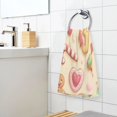 thumbnail image 6 of Cotton Towel Two-Piece 16x28 Inch One Sizex2 Face Towel Set Towel Set Cotton Hand Bath Towel Bathroom Beach Cute Christmas Gingerbread Man, 6 of 8