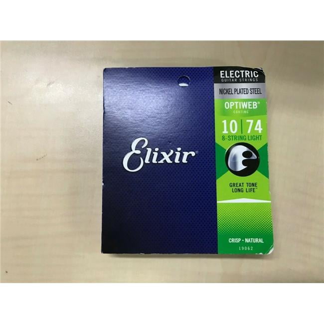 Elixir Light Electric Guitar Strings - Elixir 19062 U Optiweb 8 String Light Electric Guitar String Walmart Canada