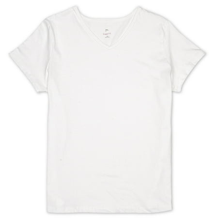 Women's Plus Shaped V-Neck Tee Shirt