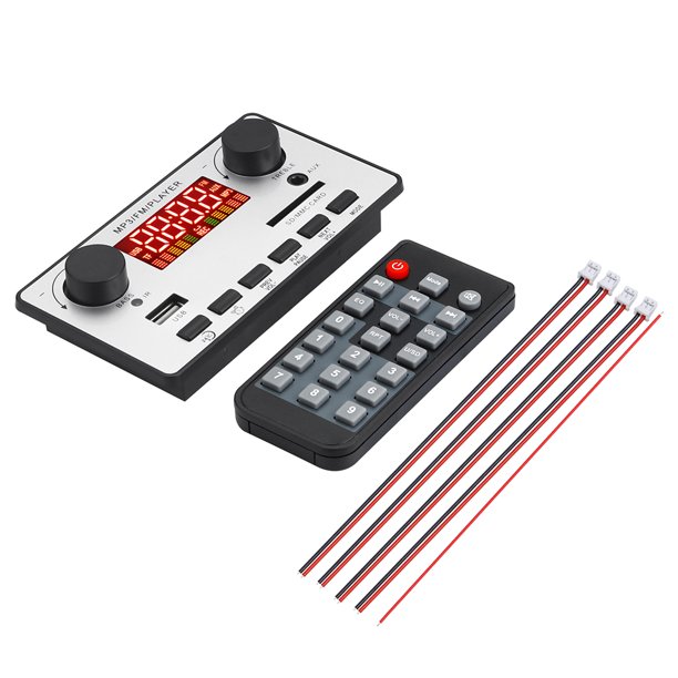 Ndcxsfigh Amplificador Placa Decodificadora Compatible Con (plata + Control Remoto Silicona)