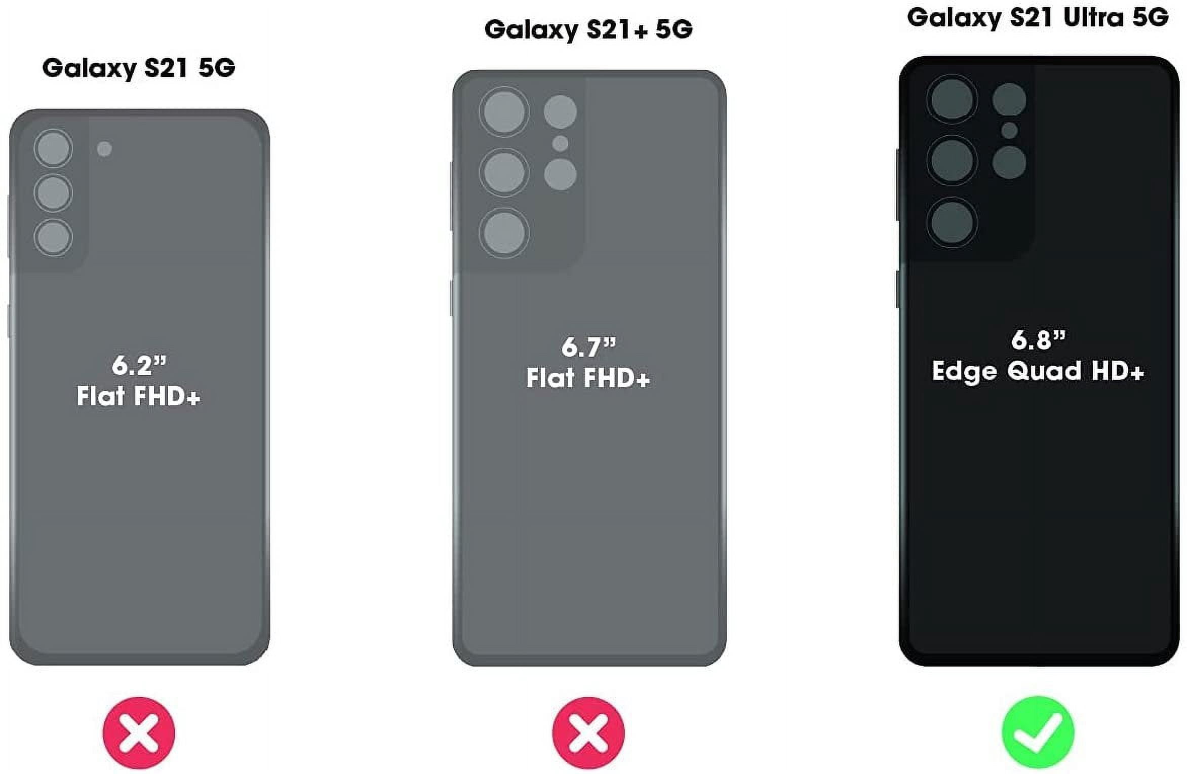 OtterBox DEFENDER SERIES SCREENLESS Case Case for Galaxy S21 Ultra 5G ONLY - DOES NOT FIT Non-Plus or Plus Sizes - BLACK