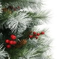 thumbnail image 5 of vidaXL Artificial Hinged Christmas Tree with Cones and Berries 47.2", 5 of 8