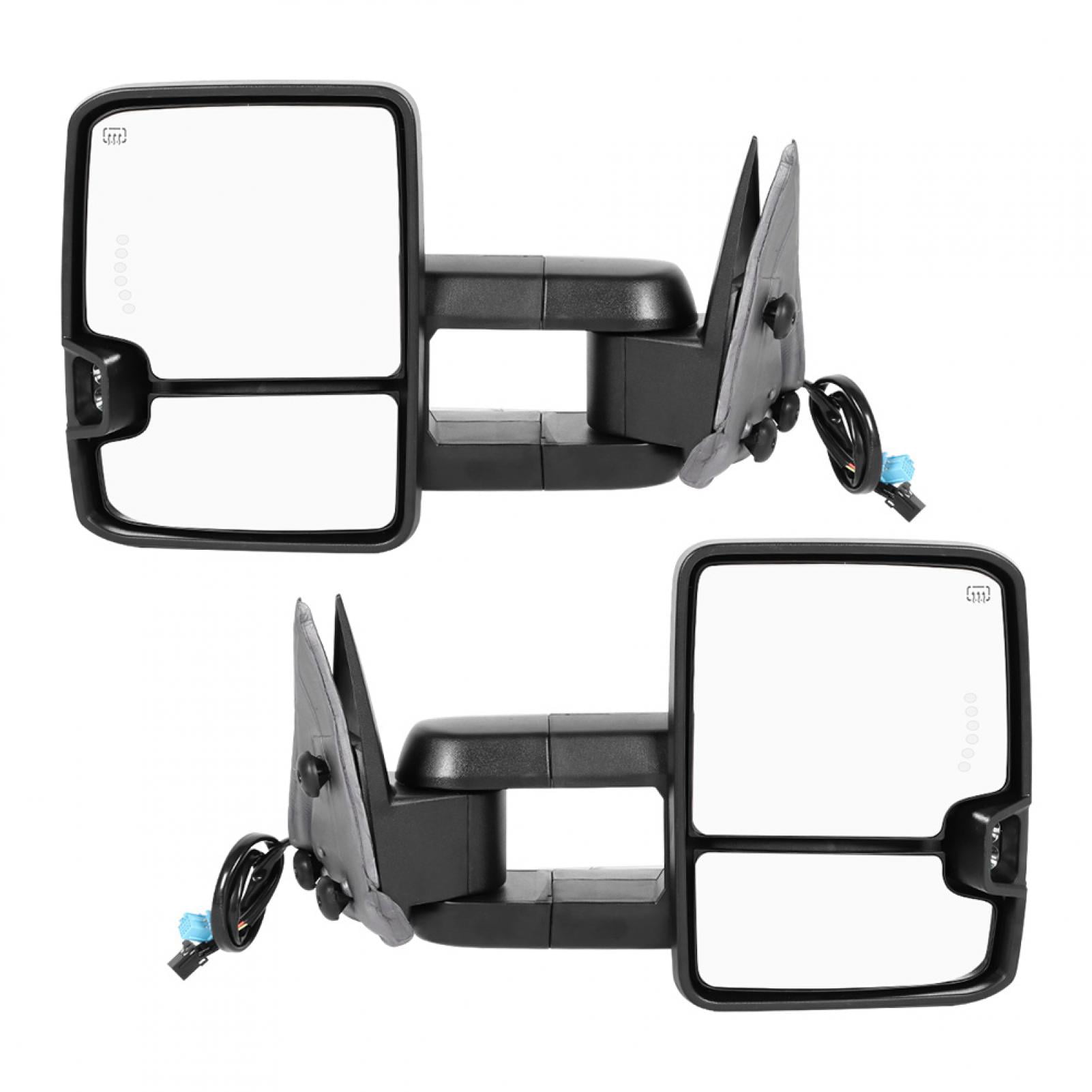 Details about   Easy to Install Towing Telescoping Side View Door Mirrors Left & Right Pair Set