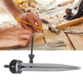 thumbnail image 4 of Divider Compass, Scribe Tool Carbon Steel Fine Adjustment Adjusting Screw Flat Leg Spring Marking Gauge  For Industry, 4 of 8