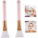 thumbnail image 2 of Silicone Face Mud Brush Soft Hairless Body Lotion Applicator Tools For Makeup ,makeup Brushes & Toolspink2pcs, 2 of 5
