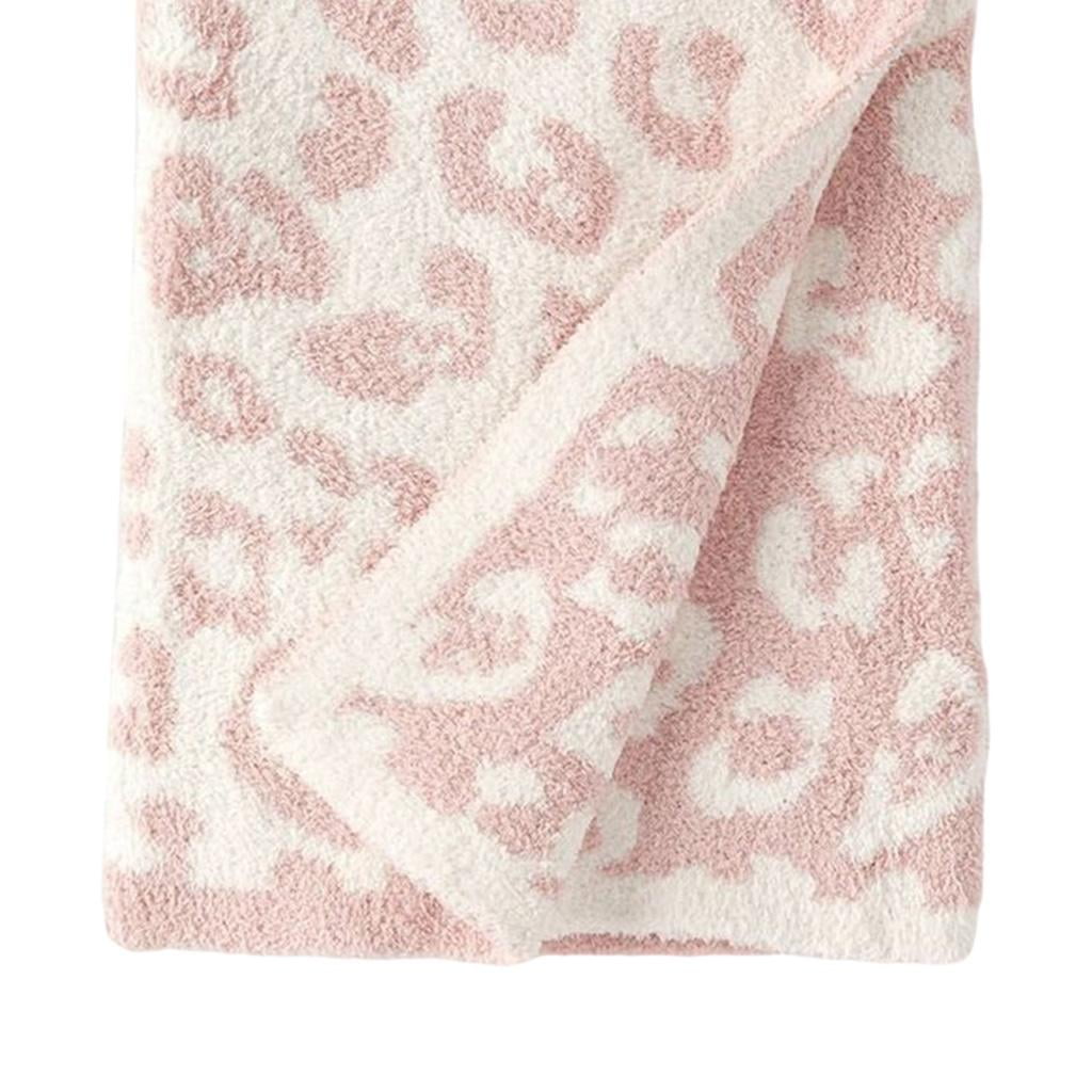 Baby Blanket Fleece Leopard Throw Blanket NEW!! Infant Comfy Luxe