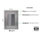 thumbnail image 2 of Placa Armada Inoxidable Con 1 Apagador Escalera De 3 Modulos Igoto gris oscuro Igoto INOX, 2 of 3