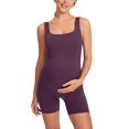 thumbnail image 1 of Body de Maternidad MOMANDA Sin Mangas Morado Profundo Talla M, 1 of 5