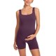 thumbnail image 1 of Body de Maternidad MOMANDA Sin Mangas Morado Profundo Talla M, 1 of 5