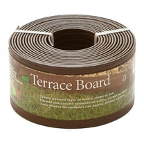 Master Mark Plastics 4" x 20' Brown Plastic Garden Border Edging