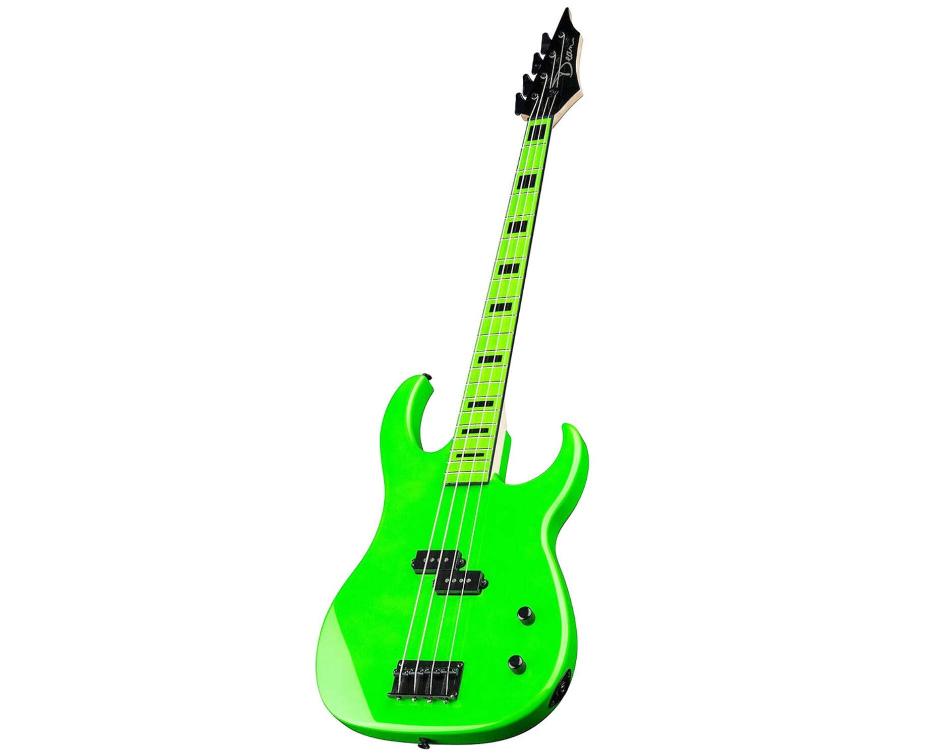 Dean Custom Zone Bass Guitar, Nuclear Green