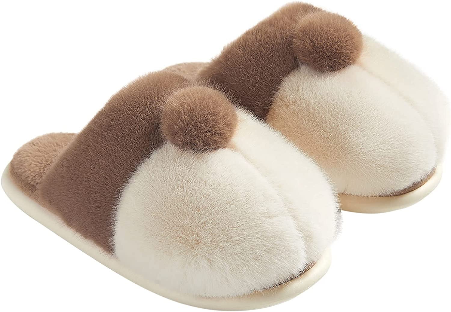 have på Diagnose Furnace PIKADINGNIS Fuzzy Slippers for Women, Fluffy Non-Slip Corgi Slippers Cute  Soft Warm Novelty Animal Slippers Bedroom House Shoes Gift - Walmart.com