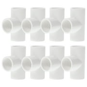 10pcs Pipe Fitting 1/2 Inch Tee Corner Fitting Tent Greenhouse Pvc Pipe Fitting