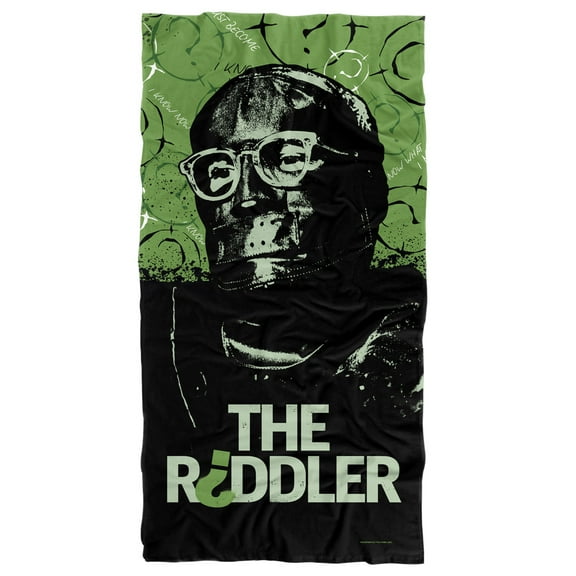 The Batman (2022) Beach Towel, 30"x60", The Riddler Beach Towel
