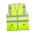 thumbnail image 4 of Reflective Vest Reflective Safety Jacket Multifunctional Comfortable Men Construction Vest Construction Gear for Indoor Workers Construction 2XL, 4 of 10
