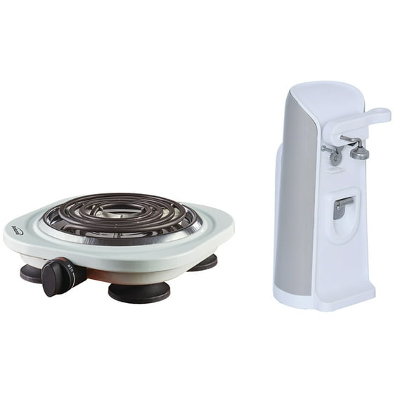 Brentwood Appliances TS-321W Electric Burner & J-30W Electric Can Opener