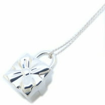 Pre-Owned TIFFANY&Co. Tiffany Box Lock Necklace Silver 925 293853 (Good)