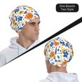 thumbnail image 6 of Fuzoiu Flower Print Winter Beanie Hat for Men & Women,Warm Knit Cap,Women Windproof Watch Hat,Knit Warm Unisex Beanie, 6 of 7