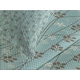 thumbnail image 4 of Ambesonne Vintage Quilted Bedspread Set 3 Pcs, Floral Rustic Garden, King Size, Pale Blue Cream Umber, 4 of 5