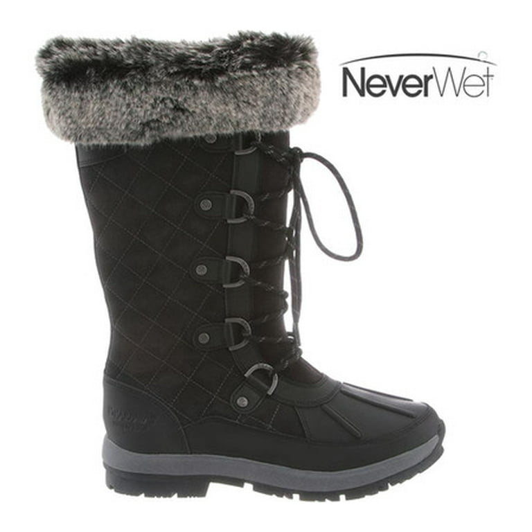 Bearpaw Women's Gwyneth Waterproof Winter Boots Black Size - Main Image