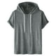 thumbnail image 2 of pstuiky Camisas casuales de manga corta para hombre, Camiseta deportiva informal de manga corta con capucha y cuello redondo para hombre ropa de hombre xxxl, 2 of 5