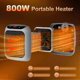 thumbnail image 2 of Space-Saving Electric Heater with 800W Ceramic Technology featuring a Remote-Controlled Timer LED Display and Dual Heat Settings, 2 of 5