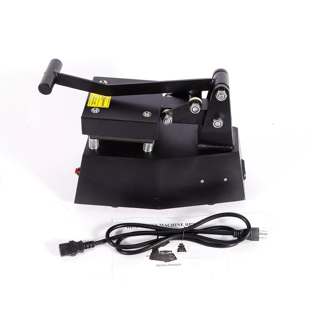 Anqidi 4.7"x4.7" Heat Press Machine 600W Digital Clothing Logo Printing Label T-shirt Clamshell Sublimation Transfer 0-250℃