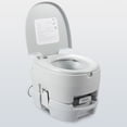 thumbnail image 2 of Portable Toilet Lightweight Travel Potty for Camping Hunting More, Piston Pump, 2 of 11