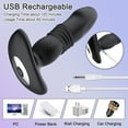 thumbnail image 4 of XBONP Plug Anal Vibrant Sans Fil App Jouets de Sexe pour Femmes Godes Anaux Masseur de Prostate Hommes Plug-Fesses, 4 of 5
