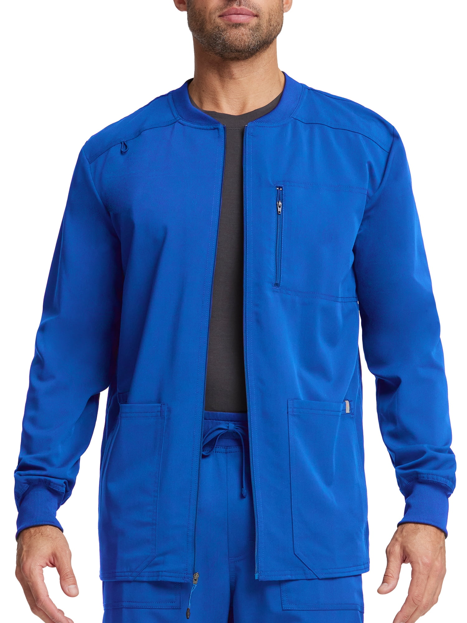 Scrubstar Men's Ultimate Stretch Antimicrobial Fabric Technology Zip