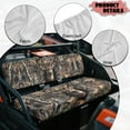 thumbnail image 6 of FKELYI Camo Hunting Leaf Elk Print UTV Seat Cover Waterproof Powersports Seats Covers Anti-Dust Mule Bench Seat Cover Compatible with Mule SX 2017-2023 Interior Decor, 6 of 7