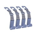 thumbnail image 4 of 4 ganchos para reposacabezas de coche, colgadores de almacenamiento, accesorios automotrices portátiles, fáciles de usar. Gris, 4 of 8