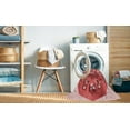 thumbnail image 2 of Ahgly Company Machine Washable Indoor Round Transitional Pastel Pink Area Rugs, 3' Round, 2 of 7