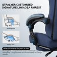 thumbnail image 3 of Silla Gaming GTPLAYER con cojín de muelles en forma de bolsillo, color azul, 3 of 7