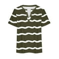 thumbnail image 5 of Plus Size Mujeres Blusas Cuello en V Casual Suelto Verano Blusa de Manga Corta para el Uso Diario Y Casual, 5 of 5
