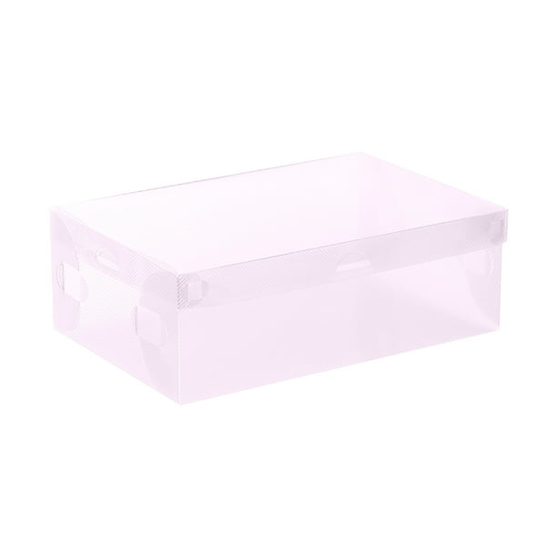 Cajas de Zapatos de Plástico Plegables y Muy Vendidas, Organizadoras, Apilables y de Almacenamiento.