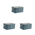 thumbnail image 2 of Maytalsory Sturdy Rope Handle Storage Bin Convenient And Reliable Storage Solution Macaron Light Blue 31*21*13) 3Set, 2 of 6