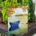 thumbnail image 3 of America Forever Boat Garden Flag, 12.5 x 18 inches Double Sided, Blue Boat Flags, Autumn Garden Flag, Fall Leaves Outdoor Seasonal Flags Decorative for Yard, Lawn, and Garden Decor, 3 of 5