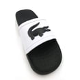 thumbnail image 2 of LACOSTE Croco Slide 319 4 Women | Black/White (738CFA0056) (9, Black/White), 2 of 3