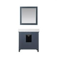 thumbnail image 2 of Isla 36" Marble Countertop Single Vanity w/Mirror - Classic Blue, 2 of 10
