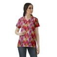 thumbnail image 1 of Moomaya Womens Wrap Style Shirt Tunic Cotton Casual Button Down Classic Collar Top, 1 of 6