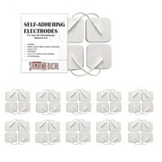 TENS Unit Pads Electrodes 2x2 40 Pcs Replacement Reusable Premium Pads Electrode Patches for Electrotherapy