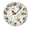 FFclock095, variant on ZXCXRQFa Daisy Wildflowers Flower Wall-Clock for Girls Bedroom Analog Battery Operated 10 Inch - Round Wood Wall Clock Silent Non-Ticking Bathroom Bedroom Decor