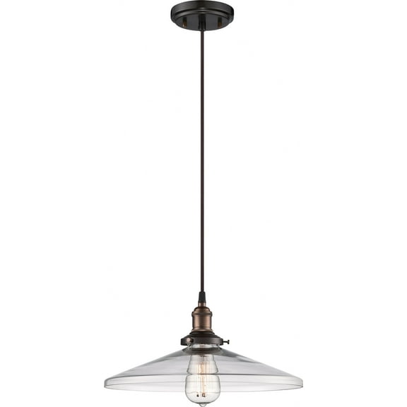 Nuvo 60-5508 - Vintage - 1 Light Pendant w/Clear Glass - Vintage Lamp Included