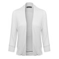 thumbnail image 1 of FashionOutfit Women's Classic Stylish Comfortable Open Front Draped Cardigan, 1 of 3