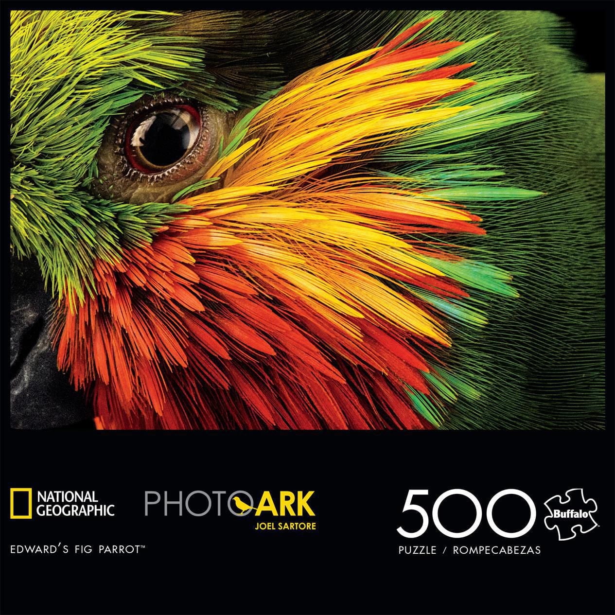 Buffalo Games - National Geographic - Joel Sartore - Edward's Fig Parrot - 500 Piece Jigsaw Puzzle